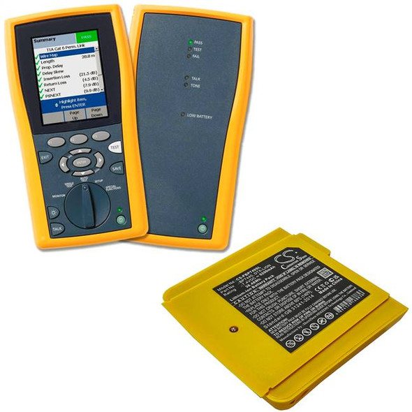 Battery for Fluke DTX-1200-M DTX-1200-MS DTX-1800-M DTX-1800-MS BP7440 DTX-LION
