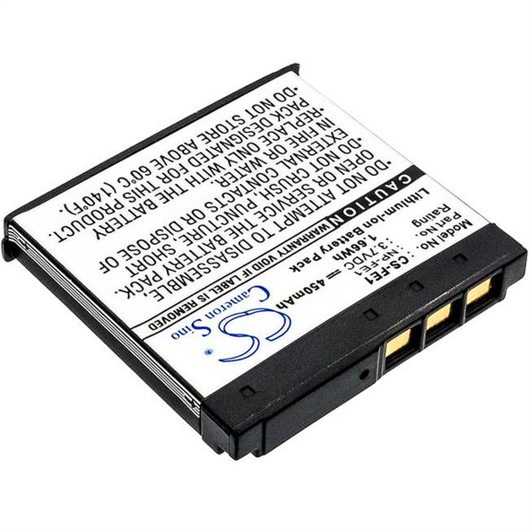 Battery for Sony Cyber-shot DSC-T7 DSC-T7/B DSC-T7/S NP-FE1 Camera CS-FE1 450mAh