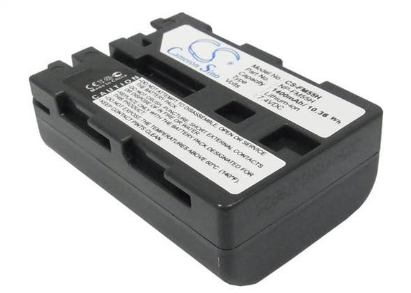 Battery for Sony DSLR-A100 DSLR-A100H DSLR-A100K DSLR-A100W NP-FM55H 1400mAh