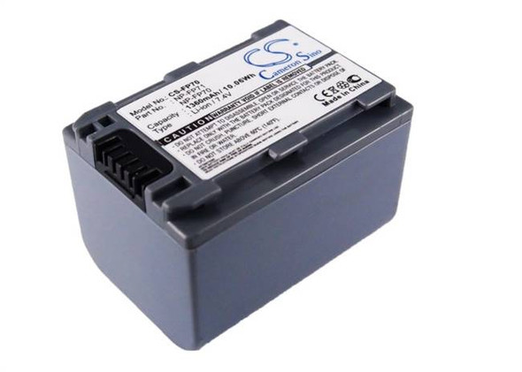 Battery for Sony DCR-DVD405 DCR-HC30 DCR-HC96 NP-FP60 NP-FP70 NP-FP71 1360mAh