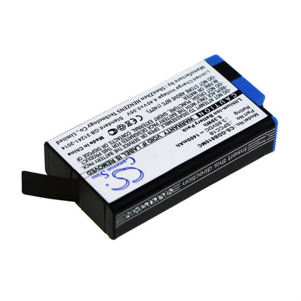 Battery for GoPro ACBAT-001 Max 360 601-26762-000 SPCC1B Camera CS-GDB810MC