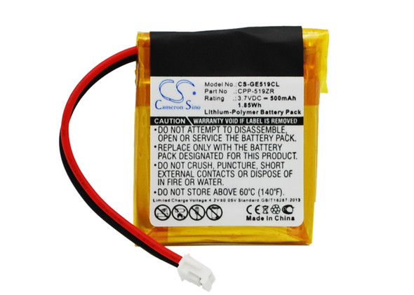 Battery for GE 2-5110 5-2682 RCA F8011A F8021A