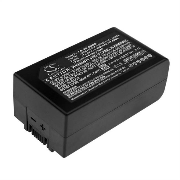 Battery for GE MAC 2000 2056410-001 2066261-013 M2834 CS-GMC200MD 14.4v 2600mAh