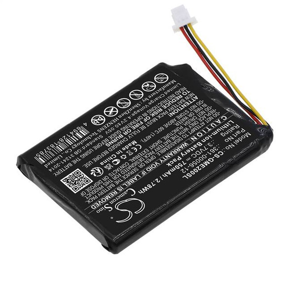 Battery for Garmin Dezl OTR700 EDGE Explore 2 361-00056-12 GPS CS-GME200SL