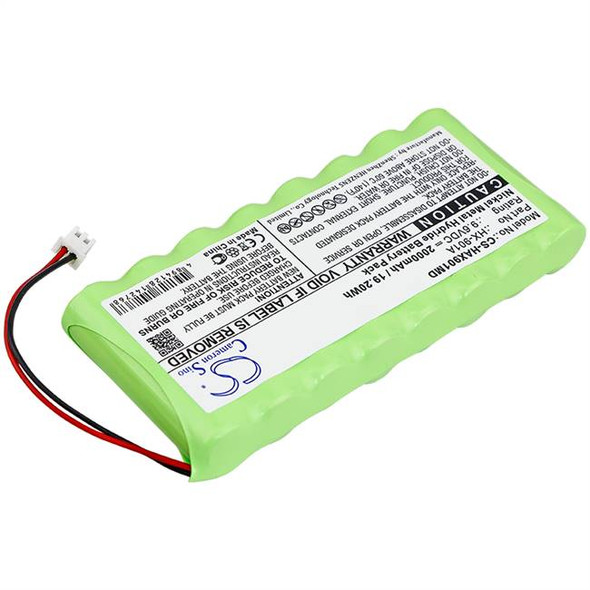 Replacement Battery for HUAXI HX-901A CS-HAX901MD 9.6v 2000mAh 19.20Wh Ni-MH