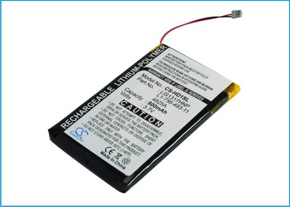 Battery for Sony Walkman NW-HD1 20GB Digital Media Player PMPSYHD1 800mAh