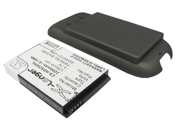 XL Battery for Sprint Hero 200 35H00121-05M BA S380 TWIN160 2200mAh w/Cover