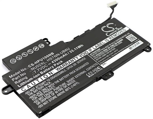 Battery for HP Pavilion M1 M1-U M1-U001DX 843535-541 844200-850 NU02XL TPN-W117