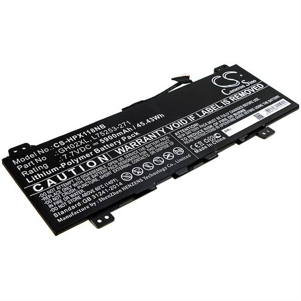 Battery for HP 11 G8 EE Chromebook GH02XL L75253-271 Notebook Laptop CS-HPX118NB