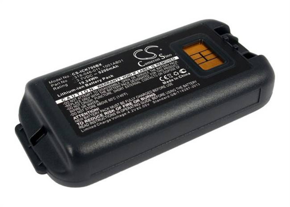 Battery for Intermec 1001AB01 318-046-001 318-046-011 AB18 CK70 CK71 5200mAh