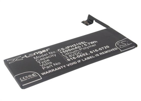 Battery for Apple A1234 A1533 iPhone 5s 616-0719 616-0720 616-0722 616-0728