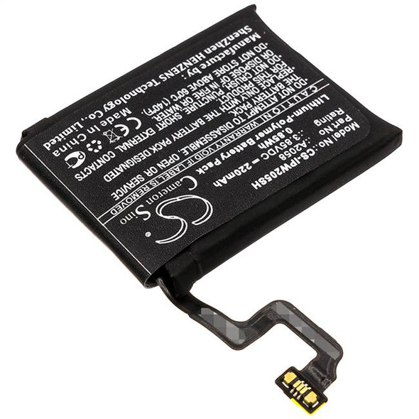 Battery for Apple A1975 A1977 A2007 iWatch Series 4 40mm A2058 CS-IPW205SH 220mA