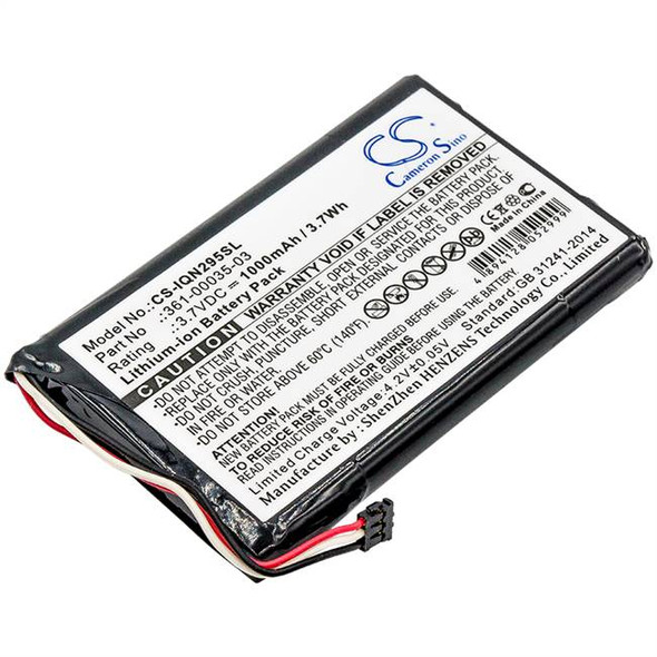 Battery for Garmin 361-00035-03 A3AVDG03 Nuvi 2405 2455 2475 2495 2505 2547 2557