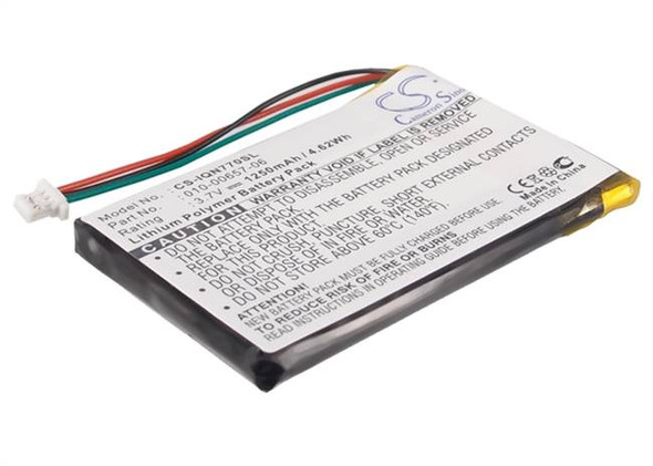 Battery for Garmin GPS Navigation 010-00657-06 Nuvi 770 770T CS-IQN770SL 1250mAh