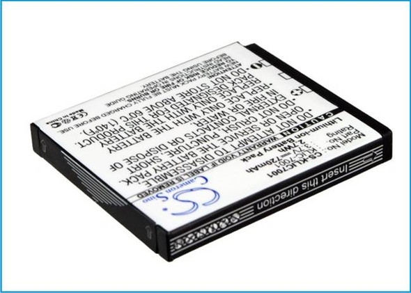 Battery for Kodak M1063 M1073 M893 KLIC-7001 Polaroid BLi-286 T1035 BenQ DLI-213