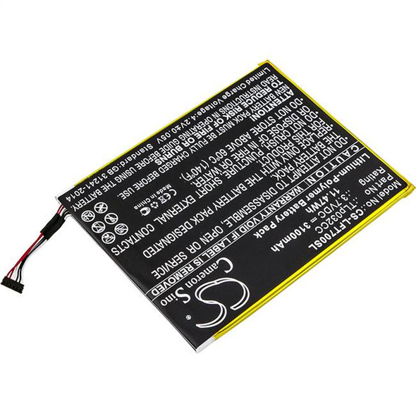 Battery for Alcatel 9005X One Touch Pixi 3 8.0 4G 8 OT-9023 TLp032CC TLp032CD