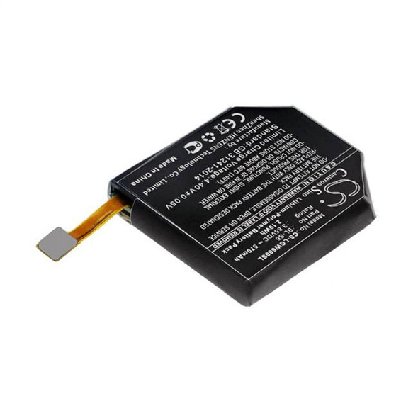 Battery for LG Watch Urbane Edition LTE BL-S6 Smartwatch CS-LGW600SL 3.85v 570mA