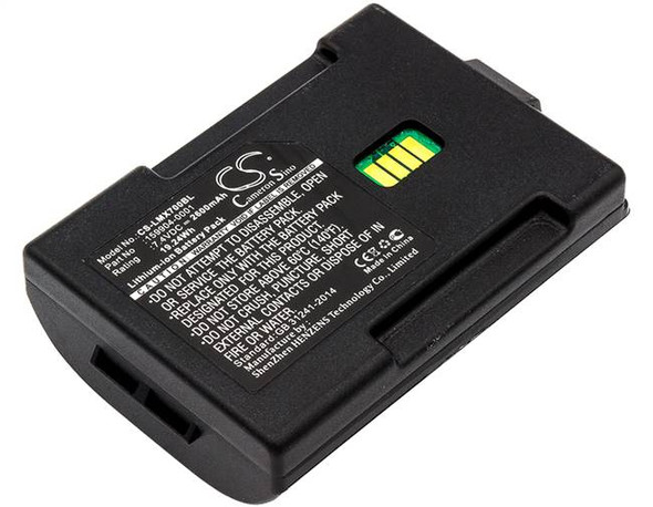 Battery for Honeywell 159904-0001 MX7394BATT MX7382BATT MX7A380BATT MX7 Tecton