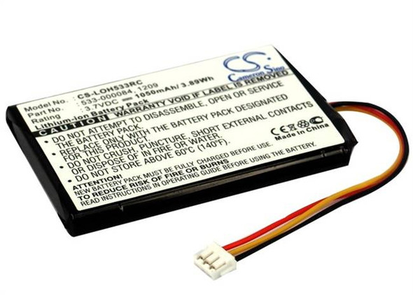 Battery for Logitech 533-000083 533-000084 915-000198 Harmony Touch Ultimate One