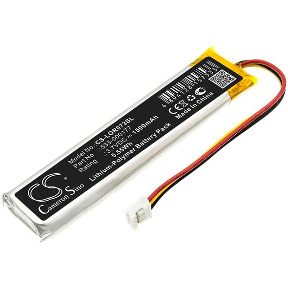 Battery for Logitech MX KEYS YR0073 533-000177 CS-LOR073SL 3.7v 1500mAh 5.55Wh