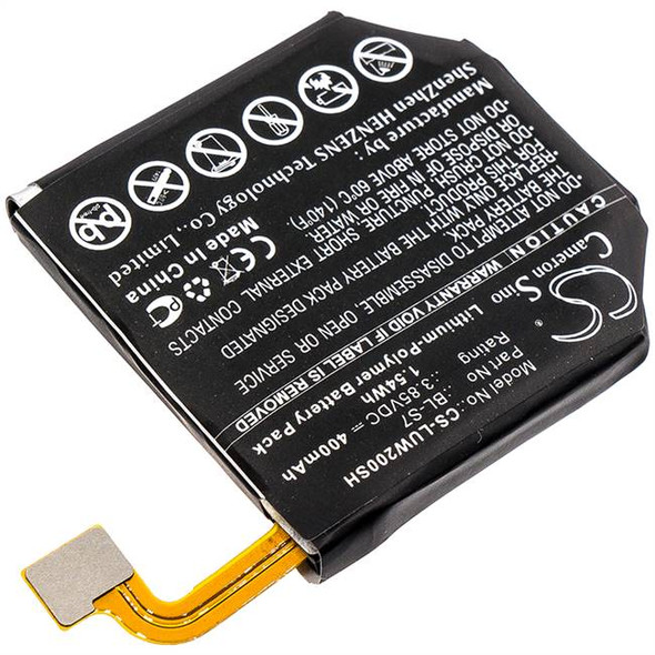 Battery for LG W200 W280 W280A Watch Urbane 2nd Edition LTE BL-S7 CS-LUW200SH