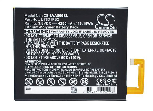 Battery for Lenovo IdeaPad A5500 A8 A8-50 TAB3 8 L13D1P32 Tablet CS-LVA800SL