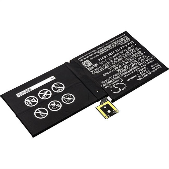 Battery for Microsoft Surface Pro 5 1796 DYNM02 G3HTA038H Tablet CS-MIS179SL