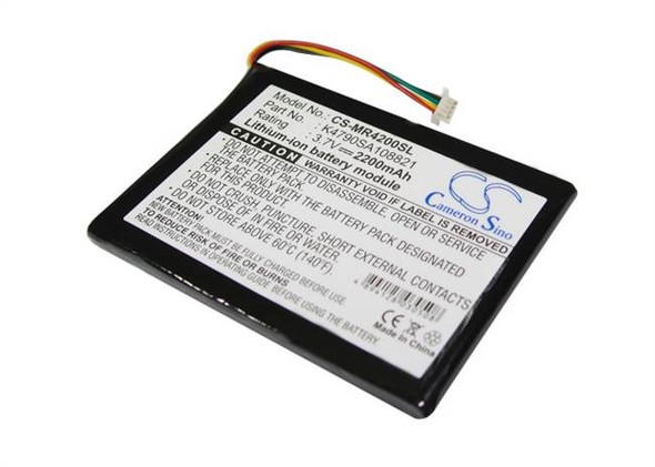 Battery for Magellan K4790SA108821 Maestro 4200 4210 4220 4250 GPS 3.7V 2200mAh