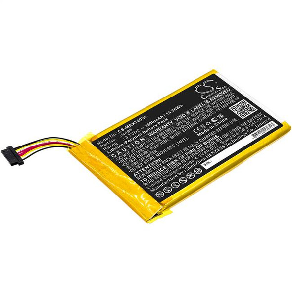 Battery for Magellan TRX7 N496 GPS Navigator CS-MRX700SL 3.7v 3800mAh 14.06Wh