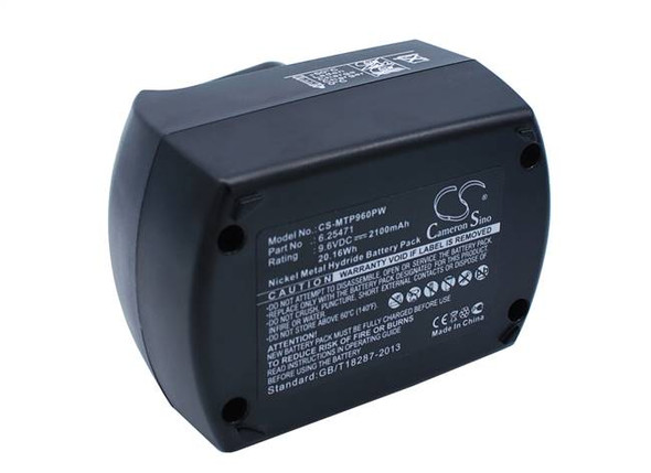 Battery for Metabo BS KSA SB BSP 9.6 6.25471 6.31775 ME974 ME-974 9.6v 2100mAh