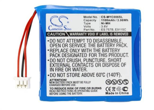 Battery for Mylex 752006 E9115C ES 757B PCB RAID Cache Controller 1100mAh Ni-MH