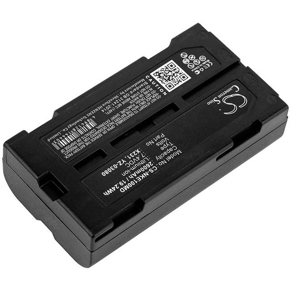 Battery for Nihon Kohden WEE-1000 X231 YZ-03080 CS-NKE100MD 7.4v 2600mAh 19.24Wh