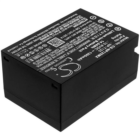 Battery for Fujifilm NP-T125 GFX 50S GFX50s Medium Format Camera 10.8v 1300mAh