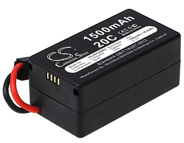 Battery for Parrot AR.Drone 1.0 2.0 HD CS-PAT200RX AR Drone 11.1v 1500mA 16.65Wh