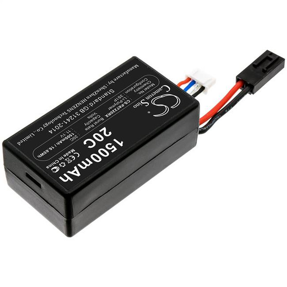 Battery for Parrot AR.Drone 2.0 Drone Double Plug CS-PAT220RX 11.1v 1500mAh