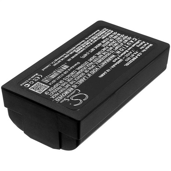 Battery for Brother RJ-2030 RJ-2050 RJ-2140 RJ-2150 PA-BT-003 CS-PBR203SL 2600mA