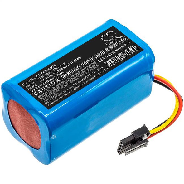 Battery for Proscenic M8 Pro M30-4S1P T-4S1P-B-U21 Vacuum CS-PCM800VX 2600mAh