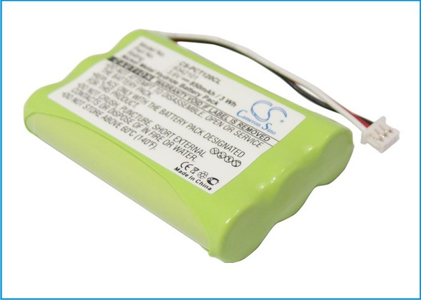 Battery for Plantronics CT11 CT12 Phone 6342101 63421-01 CS-PCT120CL NiMH 850mAh