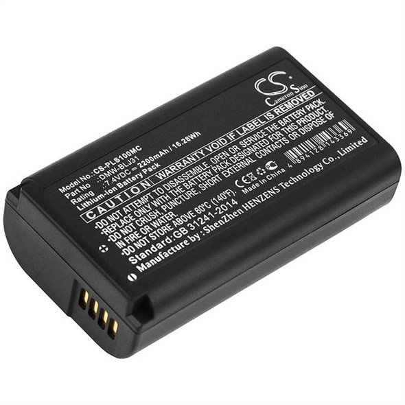 Battery for Panasonic Lumix S1 S1R DC-S1 DC-S1R DMW-BLJ31 DMW-BLJ31E 2200mAh