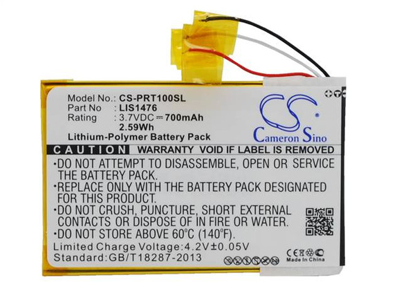 Battery for Sony PRS-T1 PRS-T2 PRS-T3 PRS-T3E PRS-T3S 1-853-104-11 LIS1476