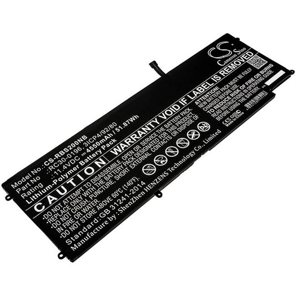 Battery for Razer Blade Stealth V2 RZ09-01962W11 01962E11 3ICP4/92/80 RC30-0196