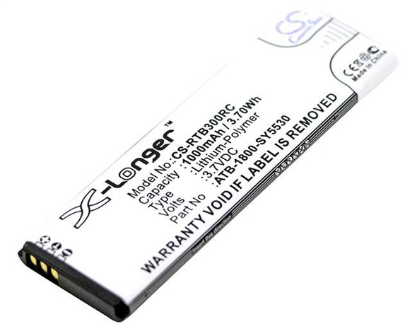 Battery for RTI 40-210742-20 ATB-1800-SY5530 T1 T2+ T2B T2C T2Cs T2i T2X T3 T3X