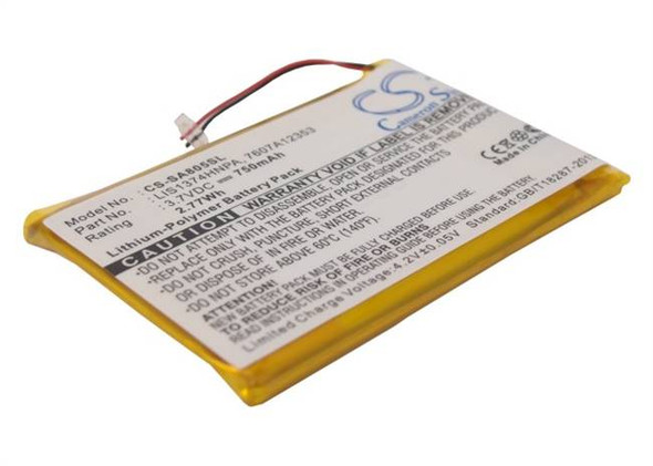 Battery for Sony Walkman NW-A805 NWZ-A810 1-756-702-11 7607A12353 LIS1374HNPA