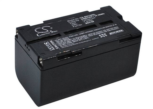 Battery for Sokkia BDC-58 BDC-70 BLI-SRX1 Total Stations CX-101 CX-103 SRX3X