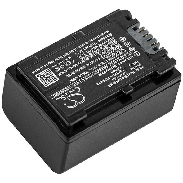 Battery for Sony FDR-AX60 FDR-AX700 HDR-CX450 HDR-CX680 NP-FV50A 7.3v 1030mAh