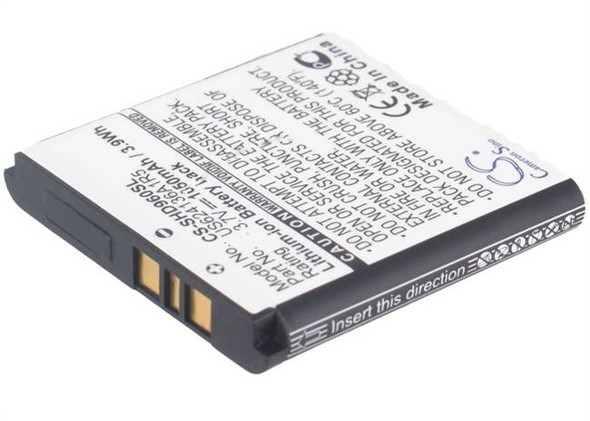 Battery for Spare HD96 HDMax Action Extreme KB-05 US624136A1R5 CS-SHD960SL NEW