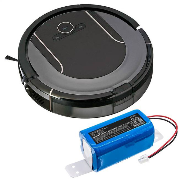Battery for Shark Robot ION RV761 RV1000 RV1001AE UR1005AE RVBAT850A 2600mAh