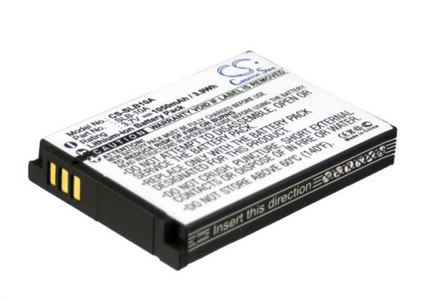 Battery for Samsung NV9 PL50 PRAKTICA SeaLife DC2000 HP C200W SLB-10A FJ-SLB-10A