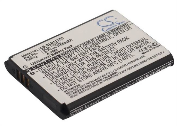 Battery for Samsung L74W i100 i80 i85 NV100HD NV103 NV11 NV30 NV40 SLB-1137D