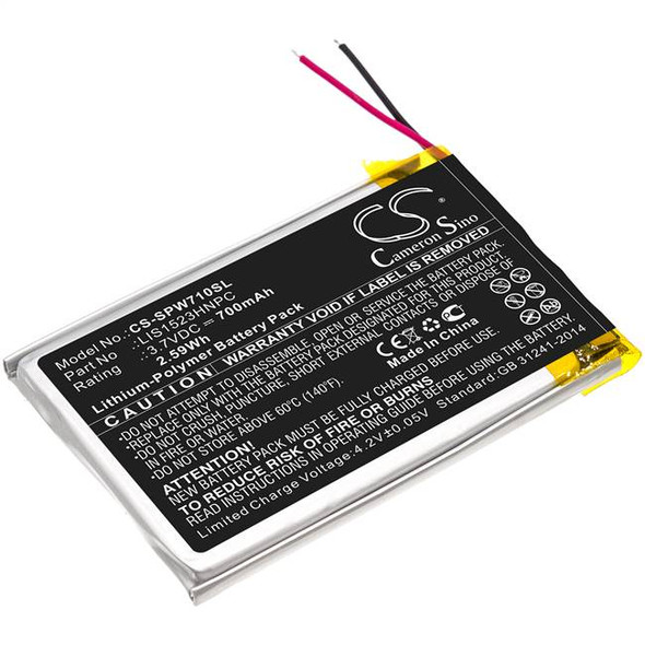 Battery for Sony CECHYA-0090 Platinum Wireless 7.1 LIS1523HNPC CS-SPW710SL 700mA